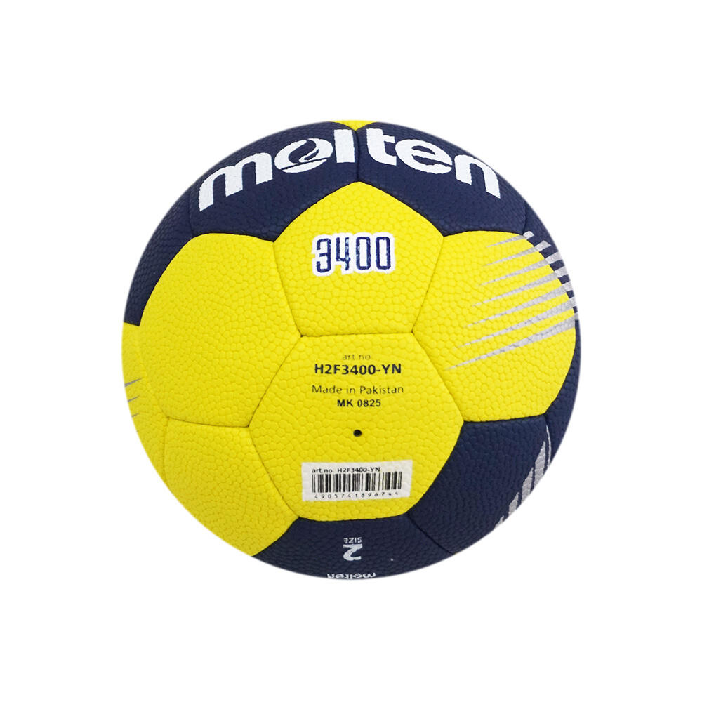 Handball HF3400-YN Größe 2 Handball Unisex Gelb-Blau 3/6