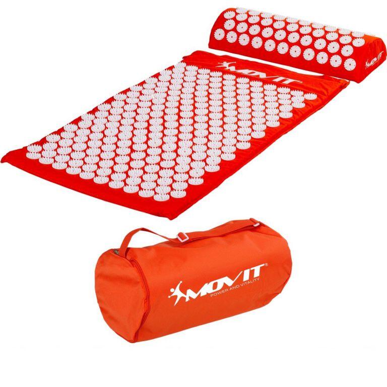 MOVIT MOVIT akupresurní podložka s polštářem, 75 x 44 cm, oranžová