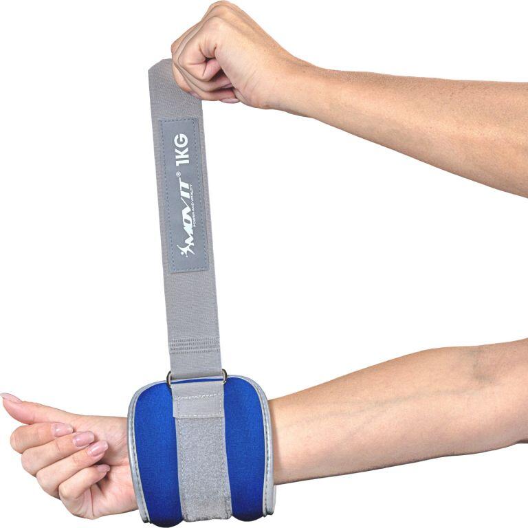 Fitness neoprenové zátěžové manžety reflexní MOVIT 7/7