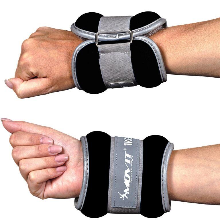 Fitness neoprenové zátěžové manžety reflexní MOVIT 7/7
