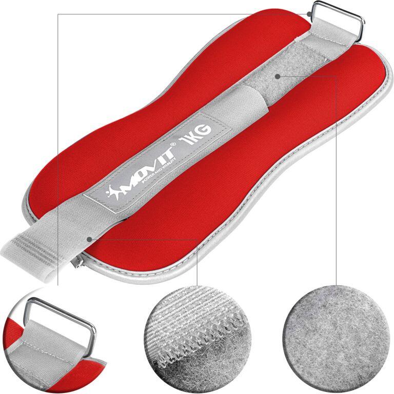 Fitness neoprenové zátěžové manžety reflexní MOVIT 5/7