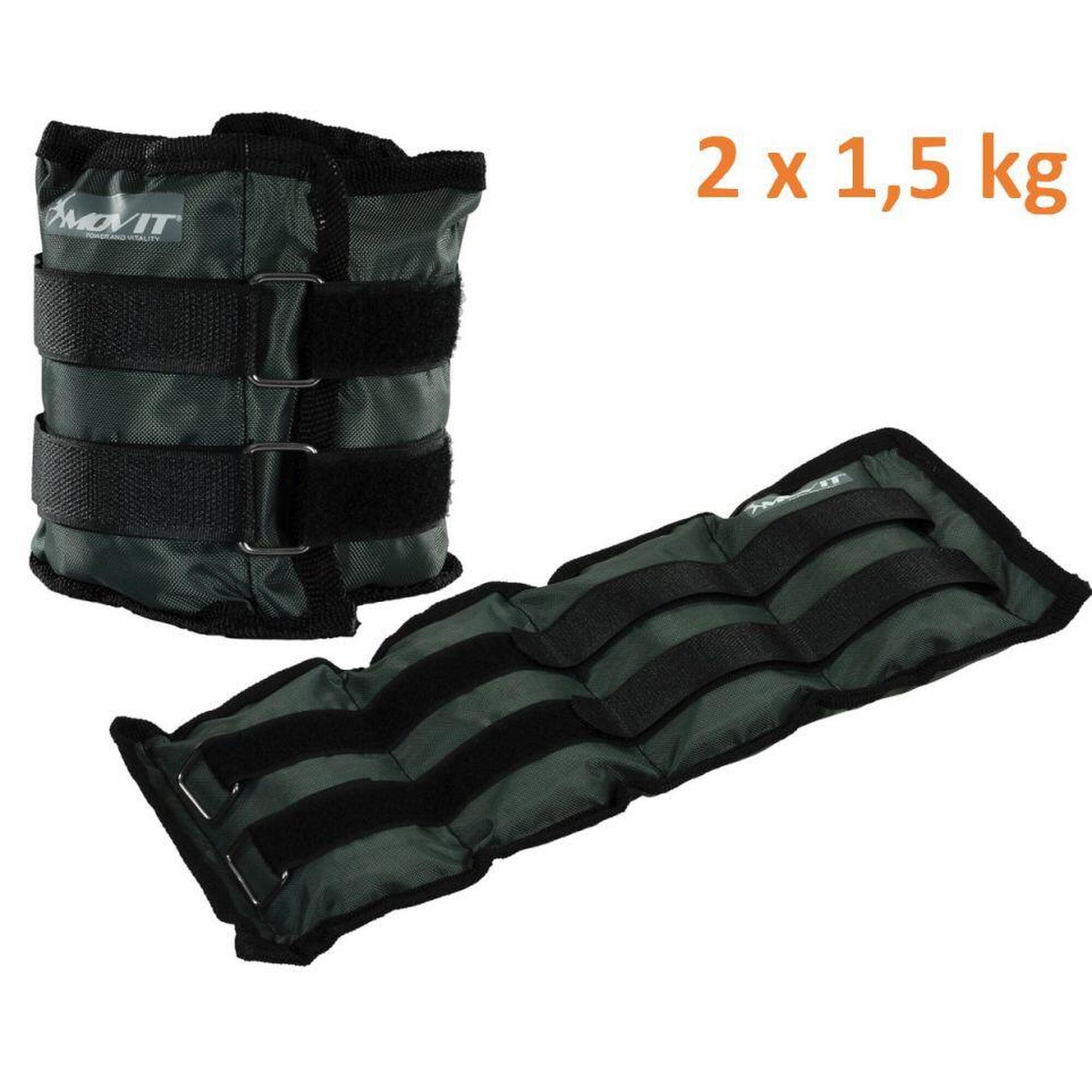 MOVIT Fitness neoprenové zátěžové manžety reflexní MOVIT