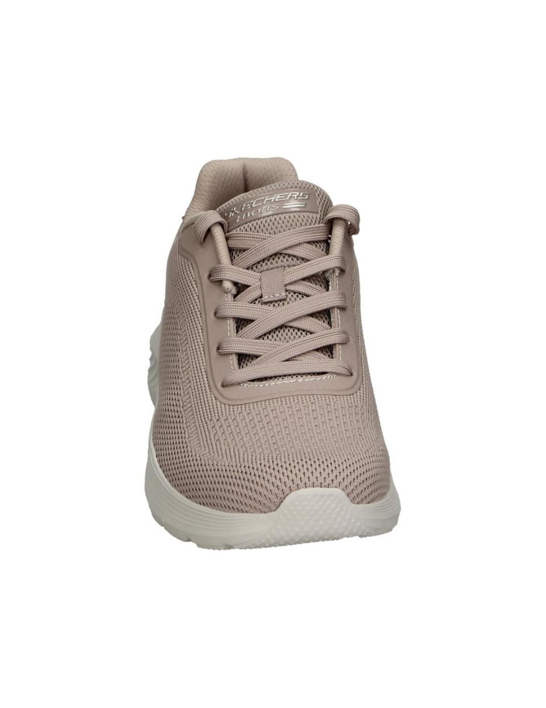 Chaussures pour femme Skechers Bobs squad waves Marron. 5/5