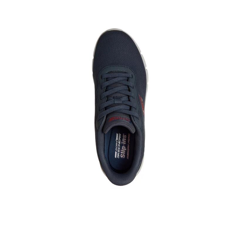 Zapatillas Hombre Skechers Bobs Sport B Flex - Glacial Azul 3/4