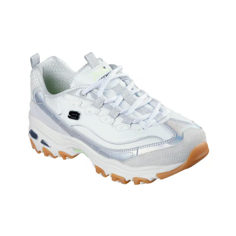 Zapatillas Femme Skechers D Lites Blanc 2/2