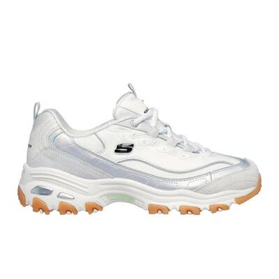 Zapatillas dames skechers d lites wit