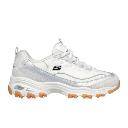 Zapatillas Skechers Mujer D'Lites - Dazzling Shine Blanco