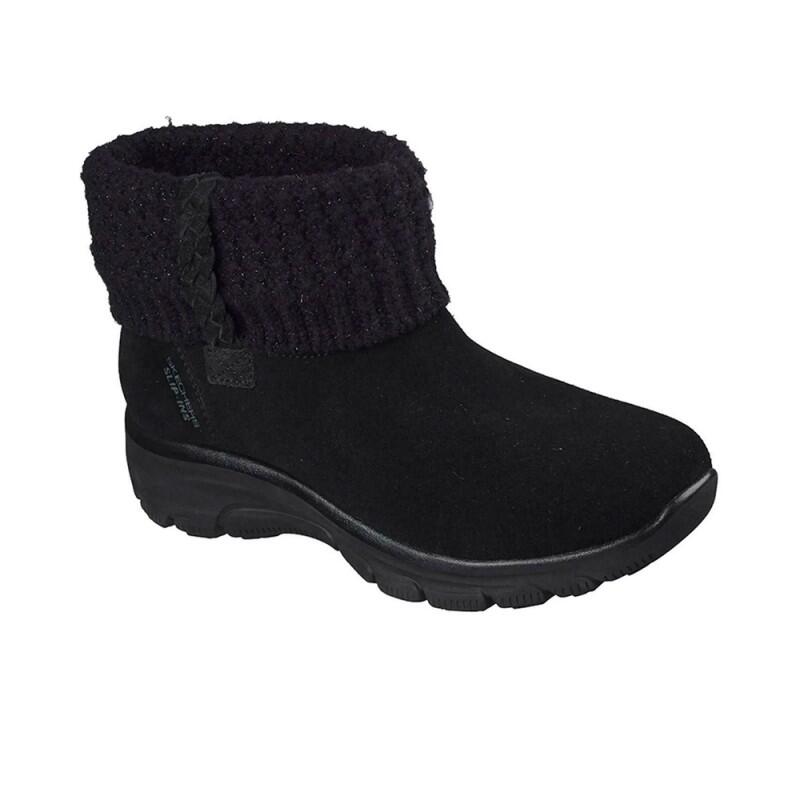 Botines Planos Mujer Skechers Easy Going - Cozy Lovin' Negro 4/4