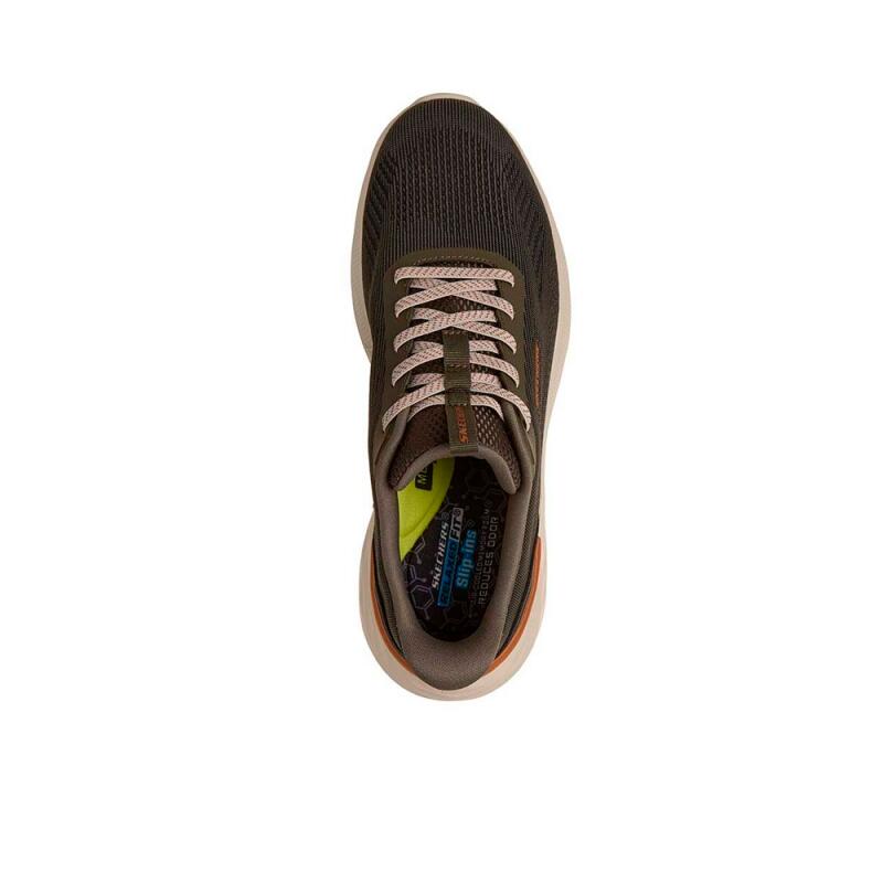 Zapatillas Hombre Skechers Garner - Ellis Verde 3/4