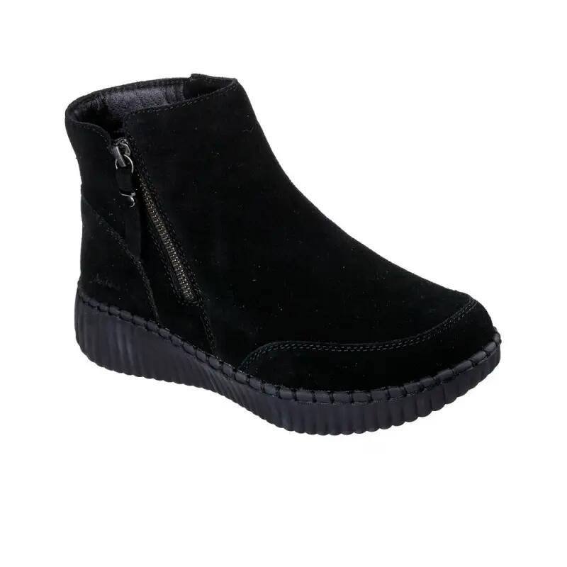 Bottines Plates Femme Skechers  Noir 2/4