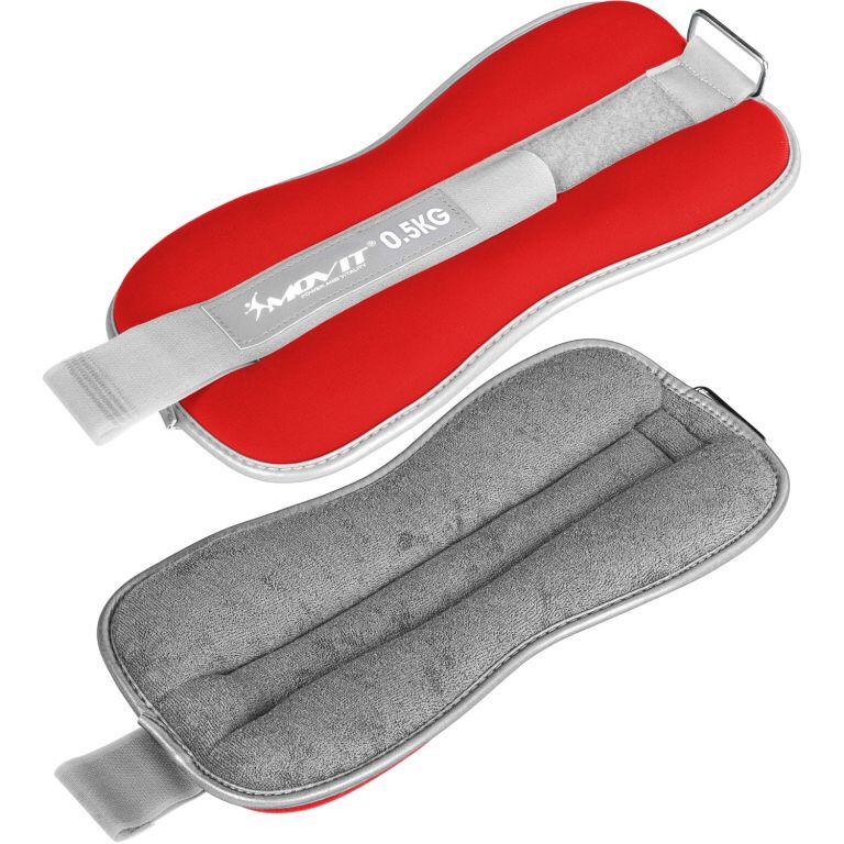 Fitness neoprenové zátěžové manžety reflexní MOVIT 6/7