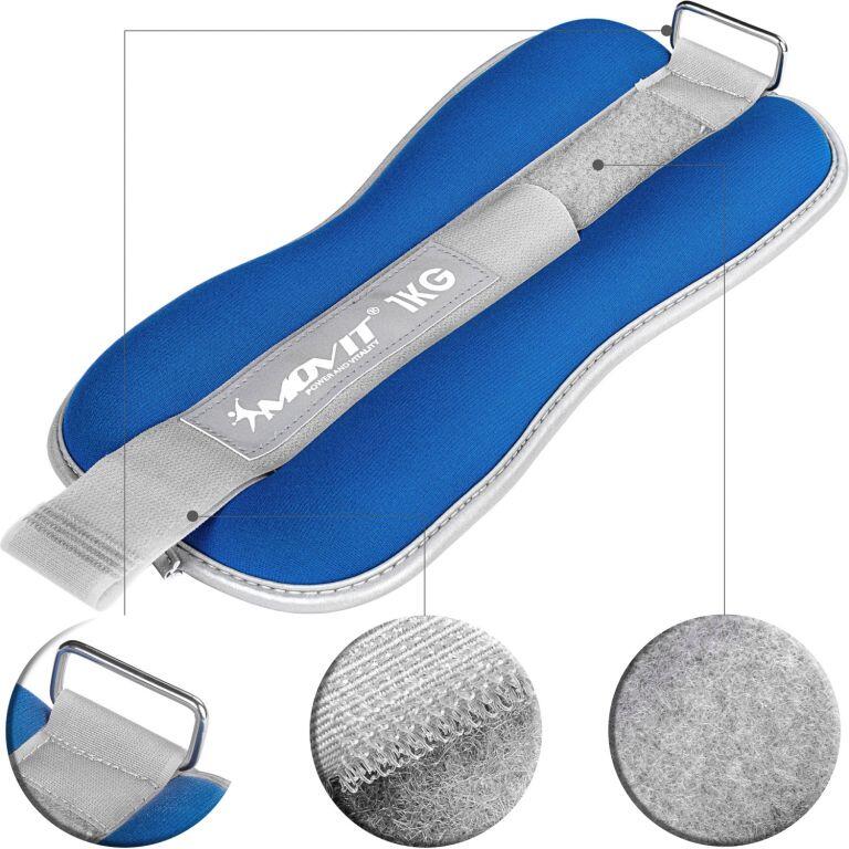 Fitness neoprenové zátěžové manžety reflexní MOVIT 2/7