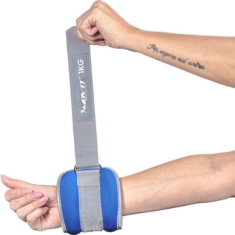 Fitness neoprenové zátěžové manžety reflexní MOVIT 7/7