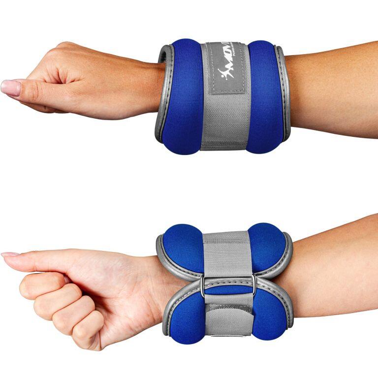 Fitness neoprenové zátěžové manžety reflexní MOVIT 2/7