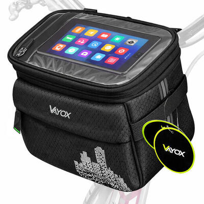 Borsa per manubrio bici VAYOX VA0167 con custodia per telefono 46 l