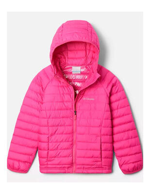 Columbia powder lite ii hooded kinder gevoerde jas