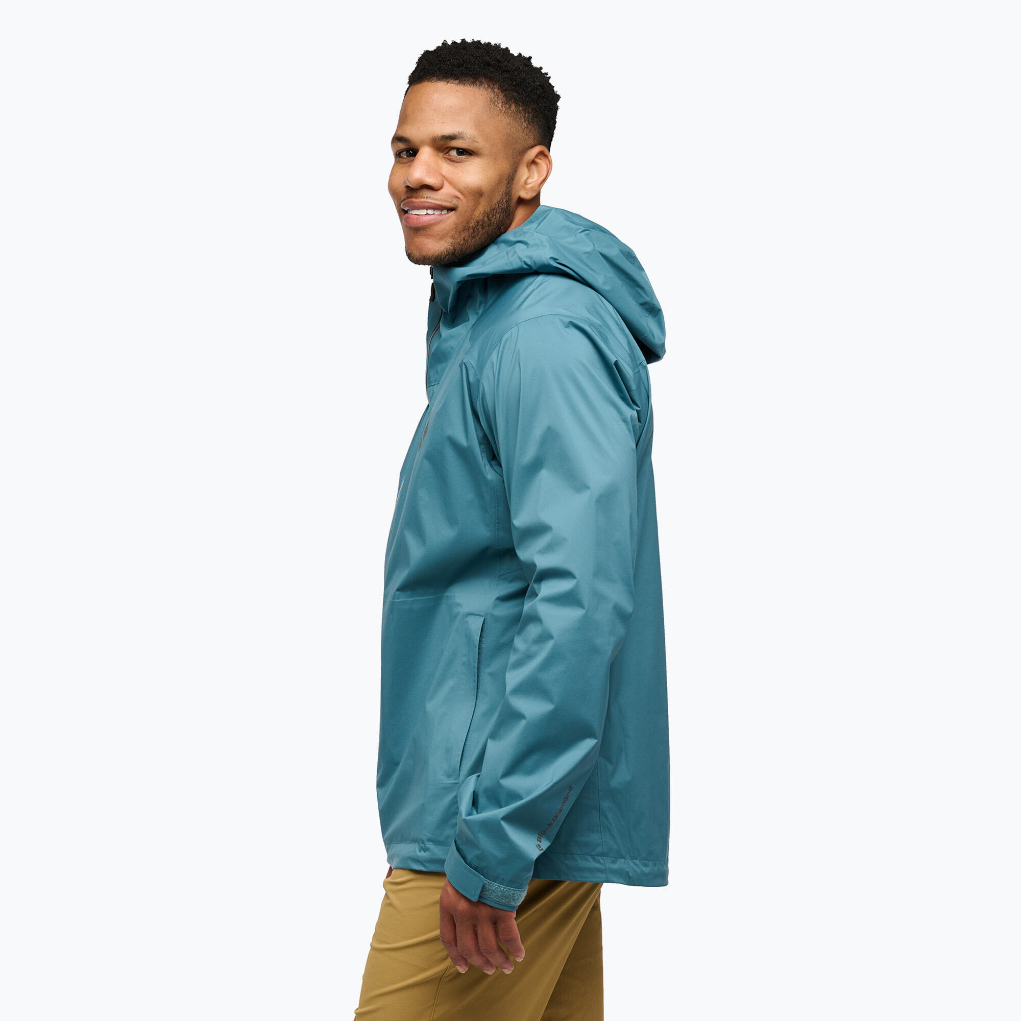 Chaqueta impermeable para hombre Black Diamond Fineline Stretch Shell 3/5