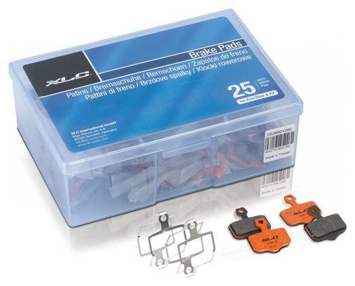 XLC BP-O21 Organic Disc Brake Pads for Avid/Sram (25 Pairs) 2/3