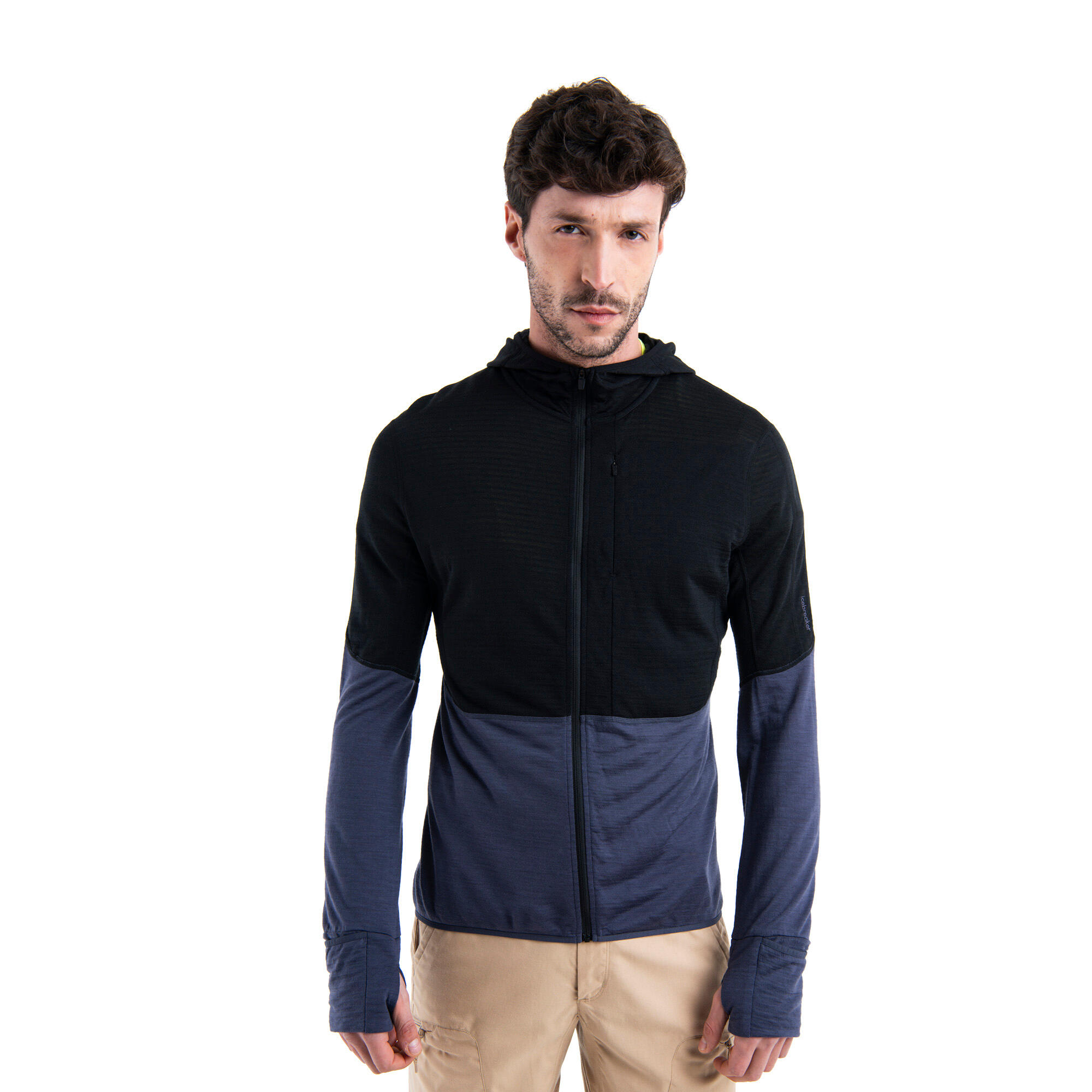 Sweat-shirt de trekking homme Icebreaker Merino 200 Realfleece™ Descender 3/3