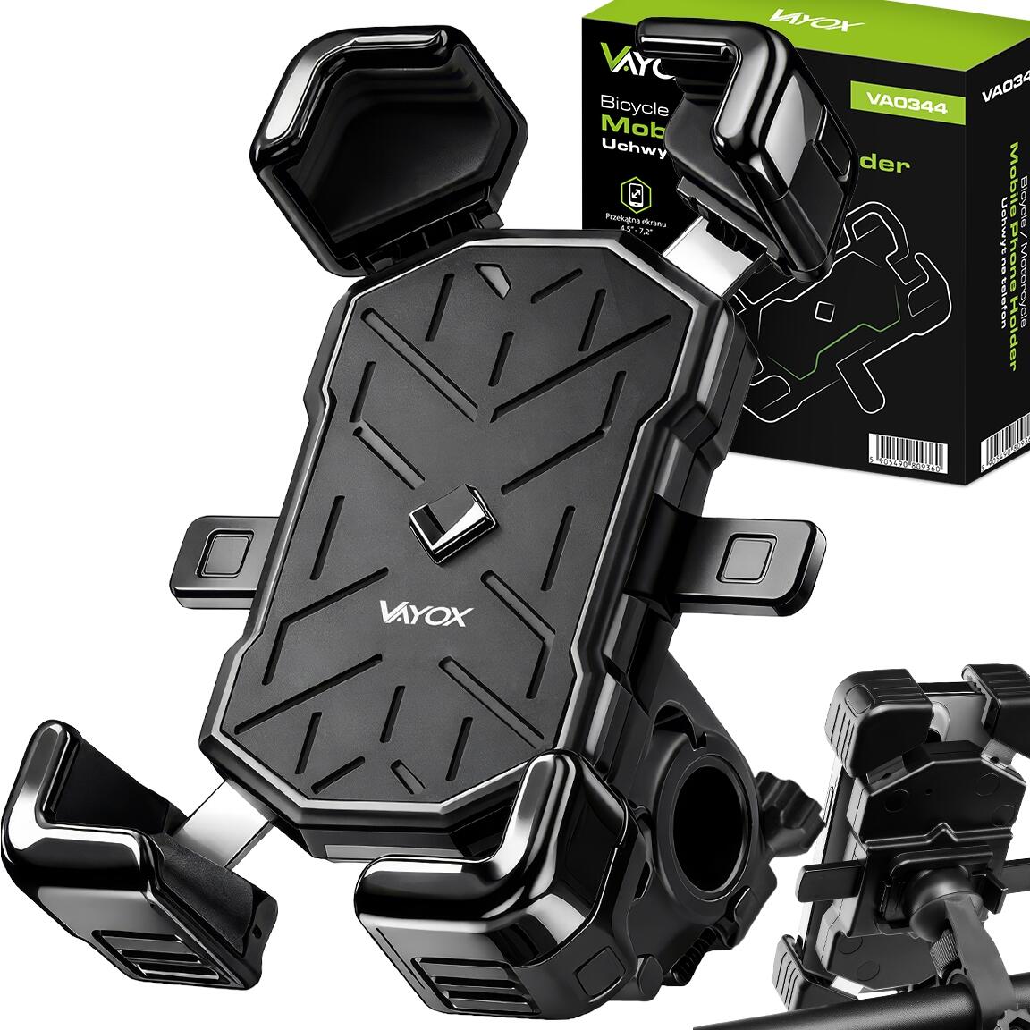 VAYOX Držák na kolo pro telefon VA0344 otočný