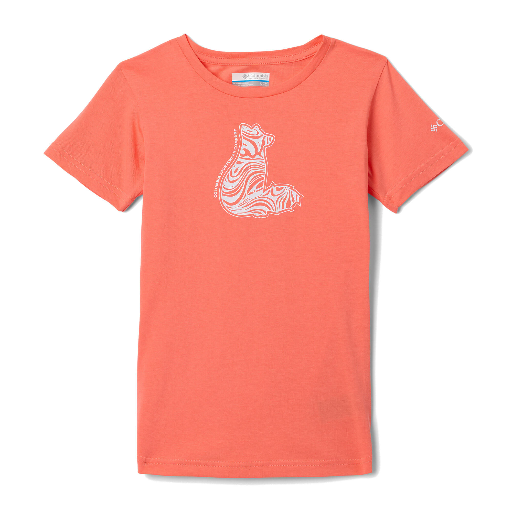 Camiseta de trekking infantil Columbia Mission Lake Graphic 4/4