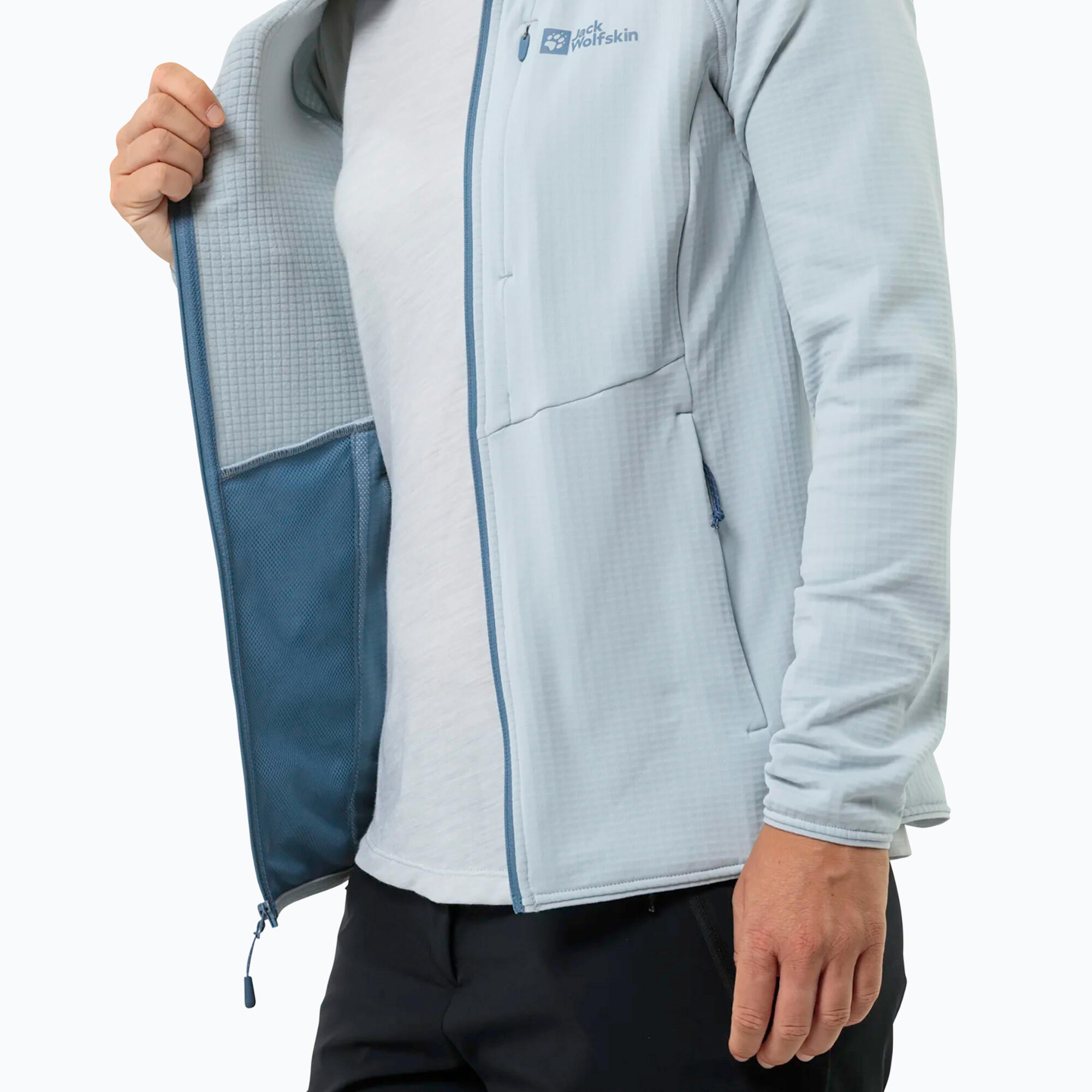 Veste polaire femme Jack Wolfskin Kolbenberg à capuche zippée 6/7