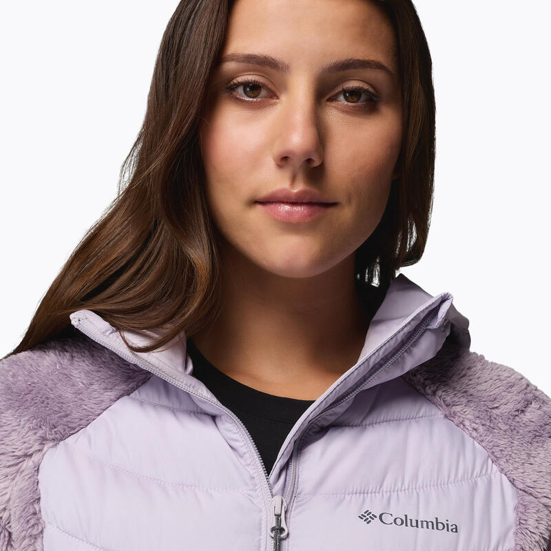 Geacă călduroasă damă Columbia Powder Lite II Sherpa Hybrid