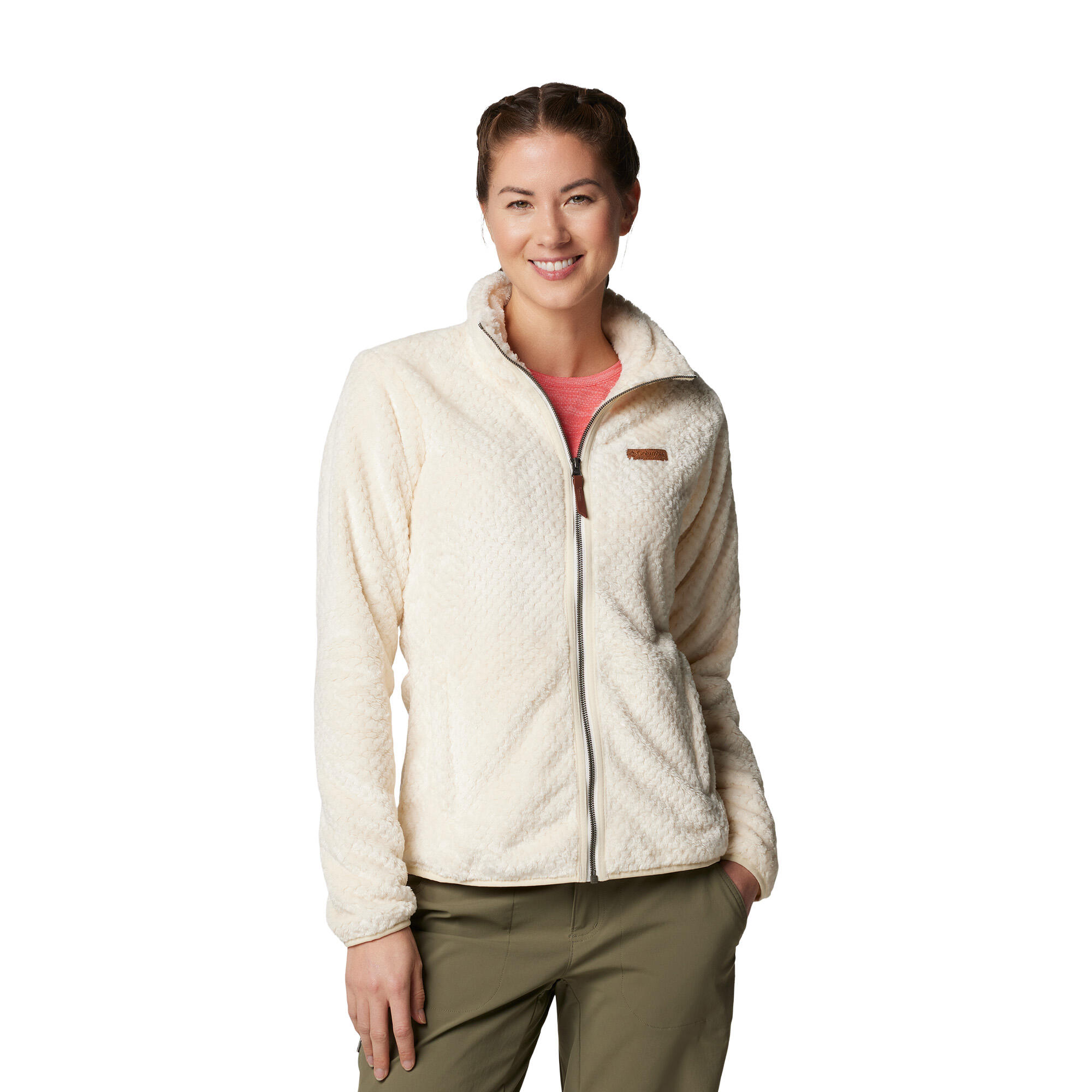 Damenpullover Columbia Fire Side II Sherpa mit durchgehendem Reißverschluss 6/6