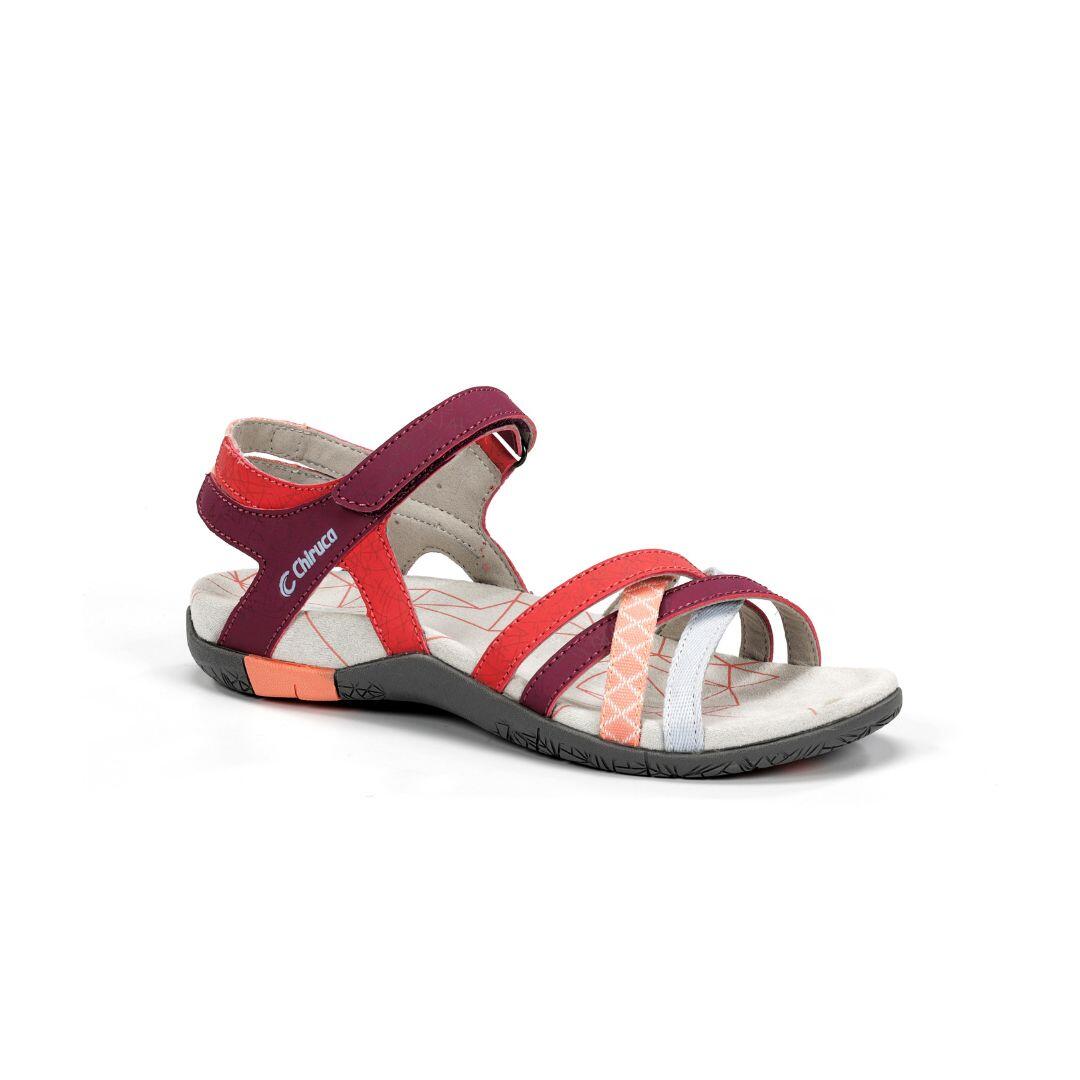 Platte Sandalen Dames Chiruca Malibu 17 Bordeaux 2/7