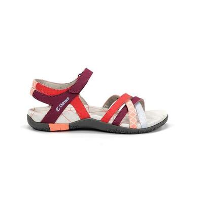 Platte sandalen dames chiruca malibu 17 bordeaux