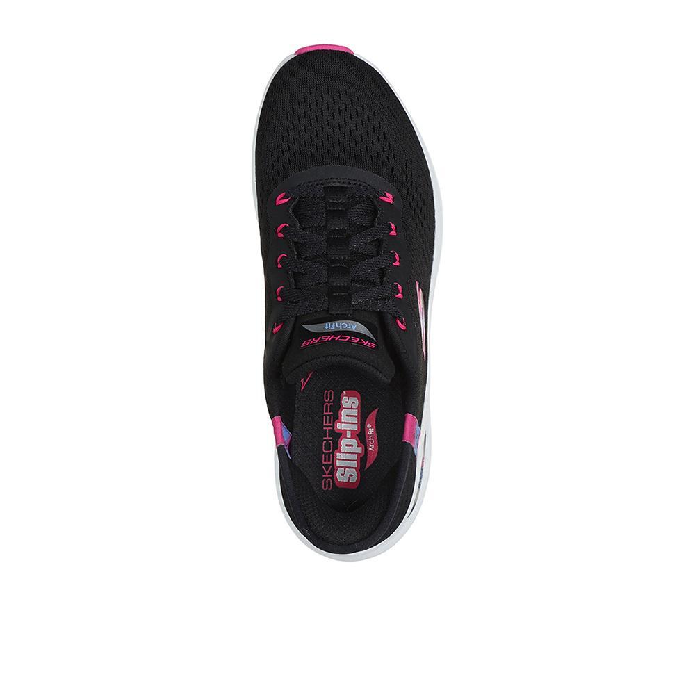 Sapatilhas Skechers Mulher Arch Fit 2.0 - Easy Chic Pretas 3/5