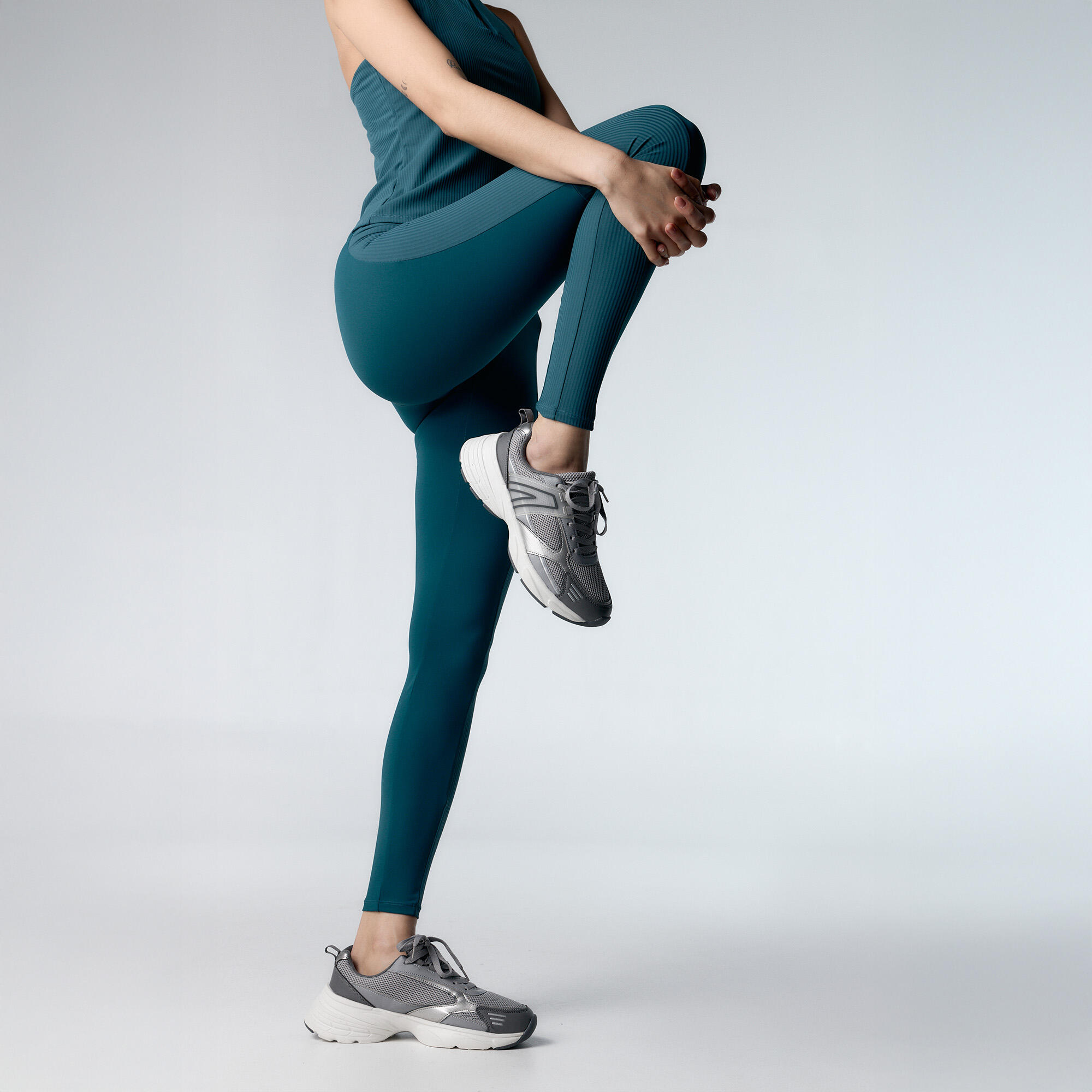 Legging de sport Tempo  pour femmes Black Limba 2/7