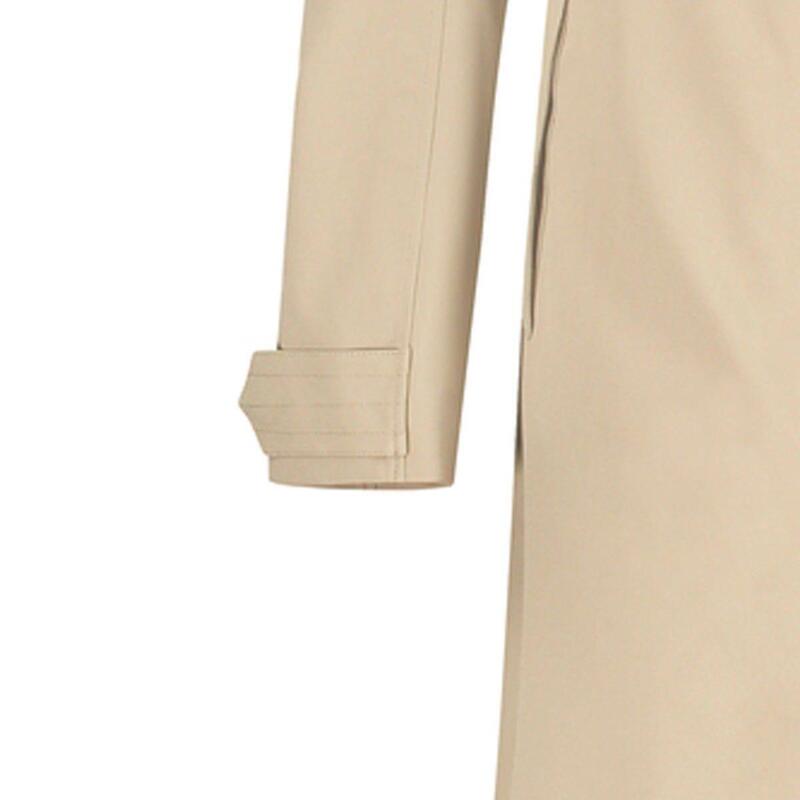 Geacă de ploaie lungă ciclism damă impermeabilă Trench Coat bej