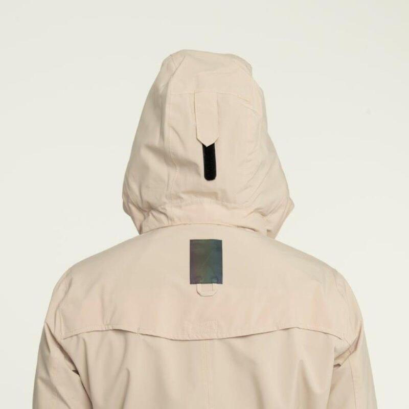 Geacă de ploaie lungă ciclism damă impermeabilă Trench Coat bej