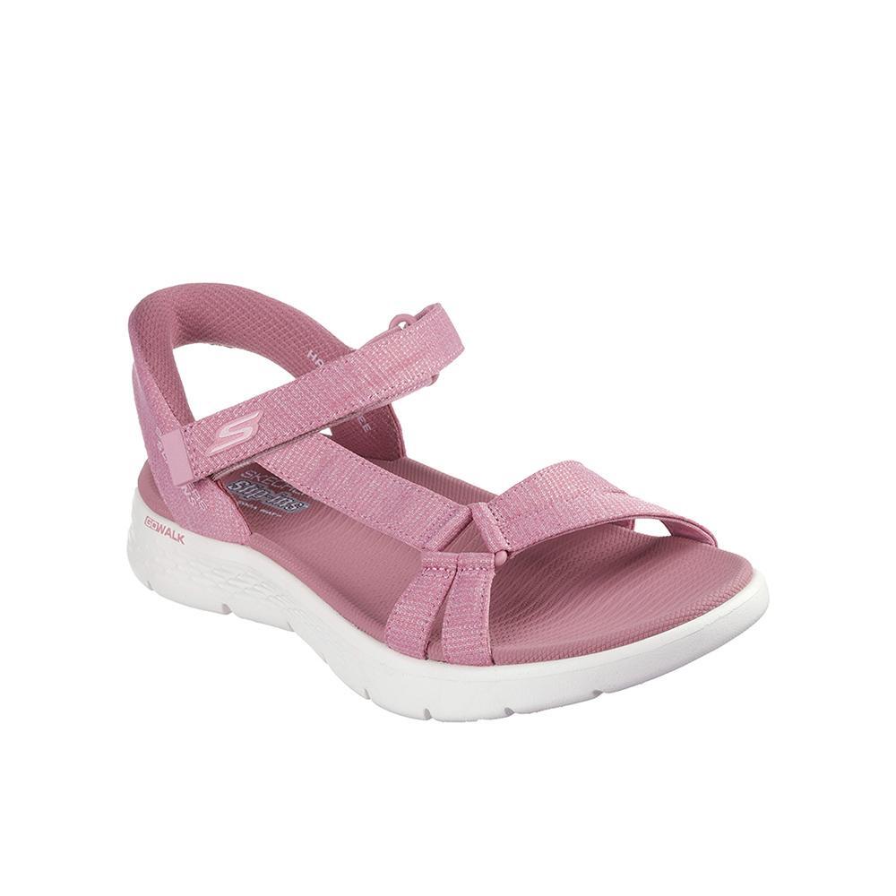 Sandali Skechers Go Walk Flex Sandal, Rosa, Donne 2/4