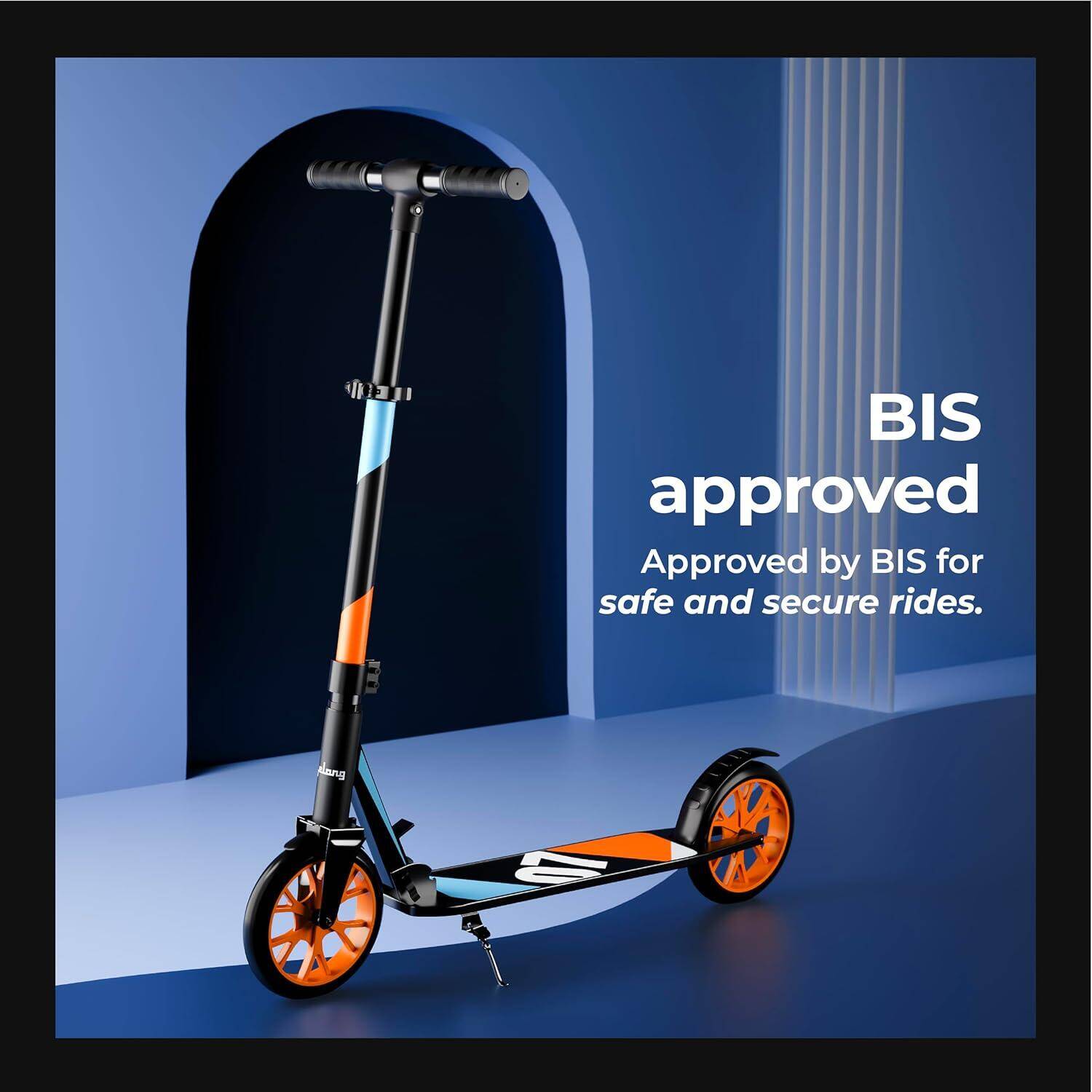 Lifelong Kick Scooter with Adjustable Height| Aluminium Frame LLKS24 -  2