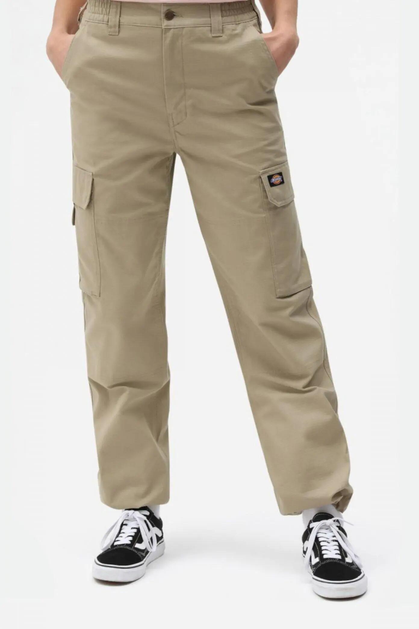 Calças Dickies Modelo Hooper Bay Cargo Cor Castanho Claro 5/5