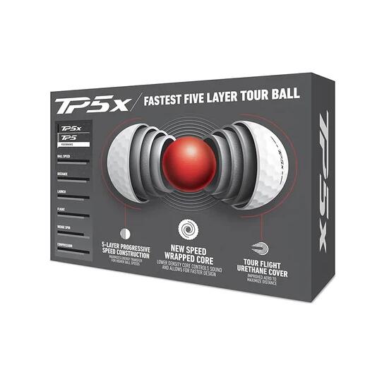 TaylorMade New TP5X 2024 Bola de Golf 4/5