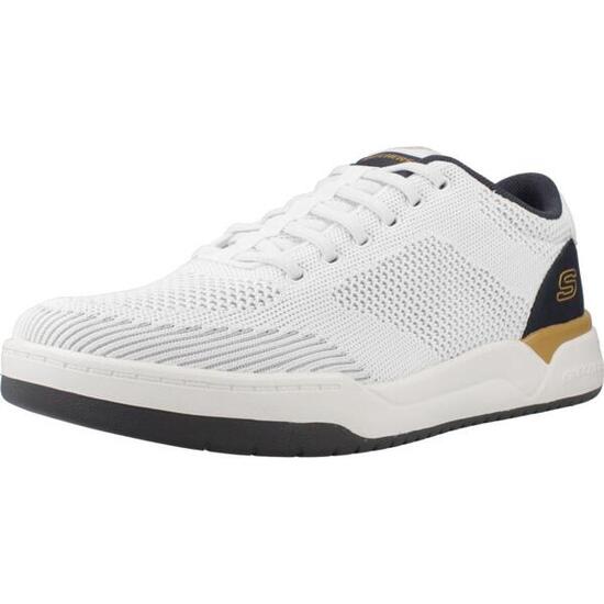 SKECHERS Homme CORLISS DORSET Sneakers Bleu Blanc