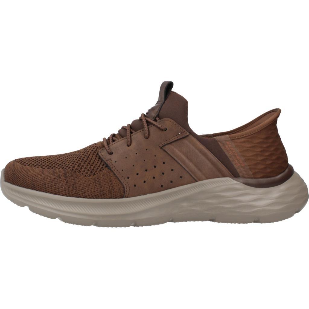 Ténis Skechers Modelo Garner - Newick Slpi - Ins Cor Castanho 2/5