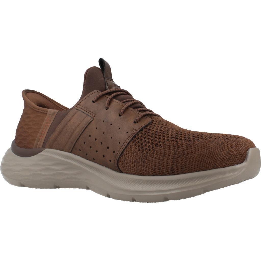 SKECHERS Homme GARNER NEWICK À enfiler Brun Brun foncé 5/5