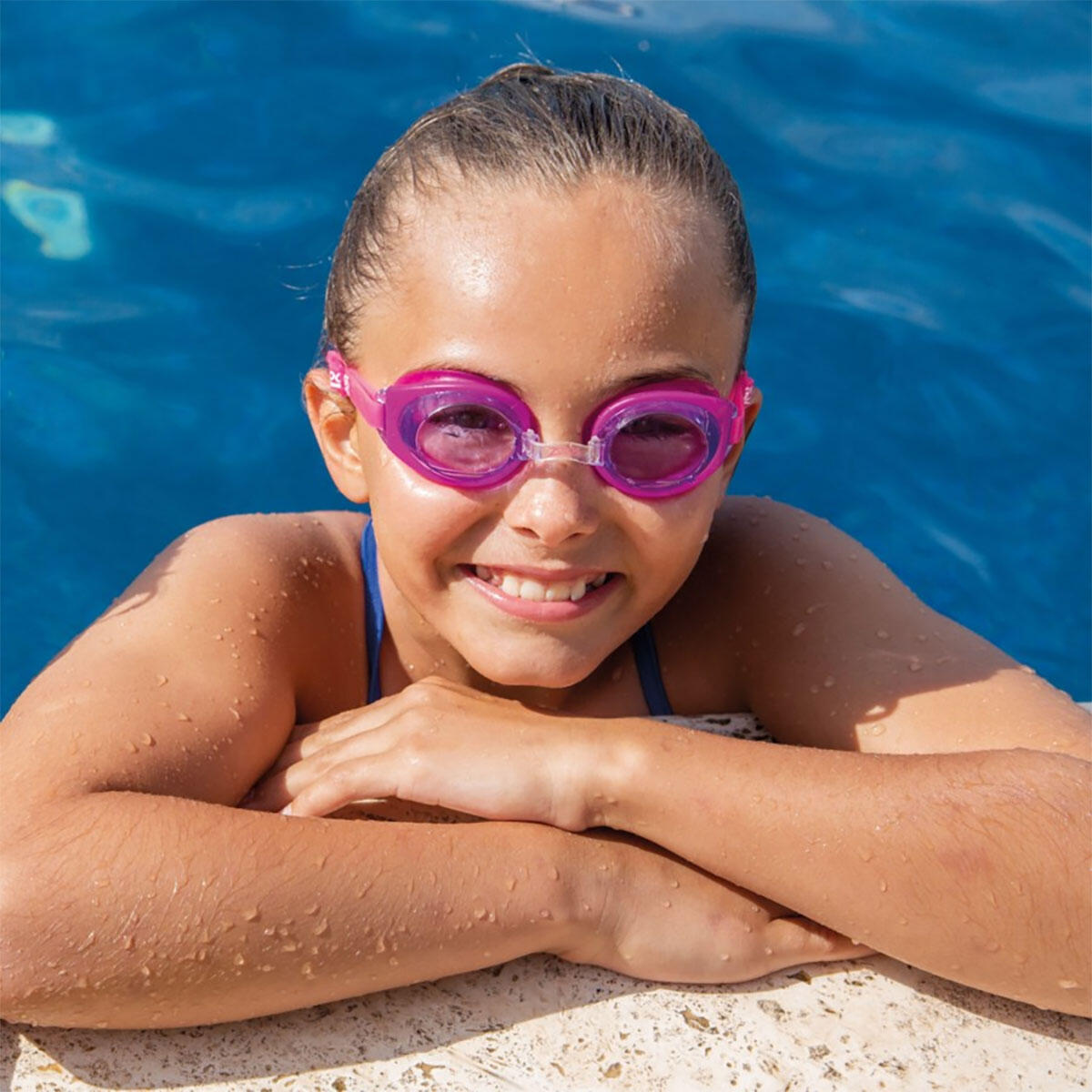 Gafas de natación Zoggs Ripper Junior - Rosa/Morado 4/5