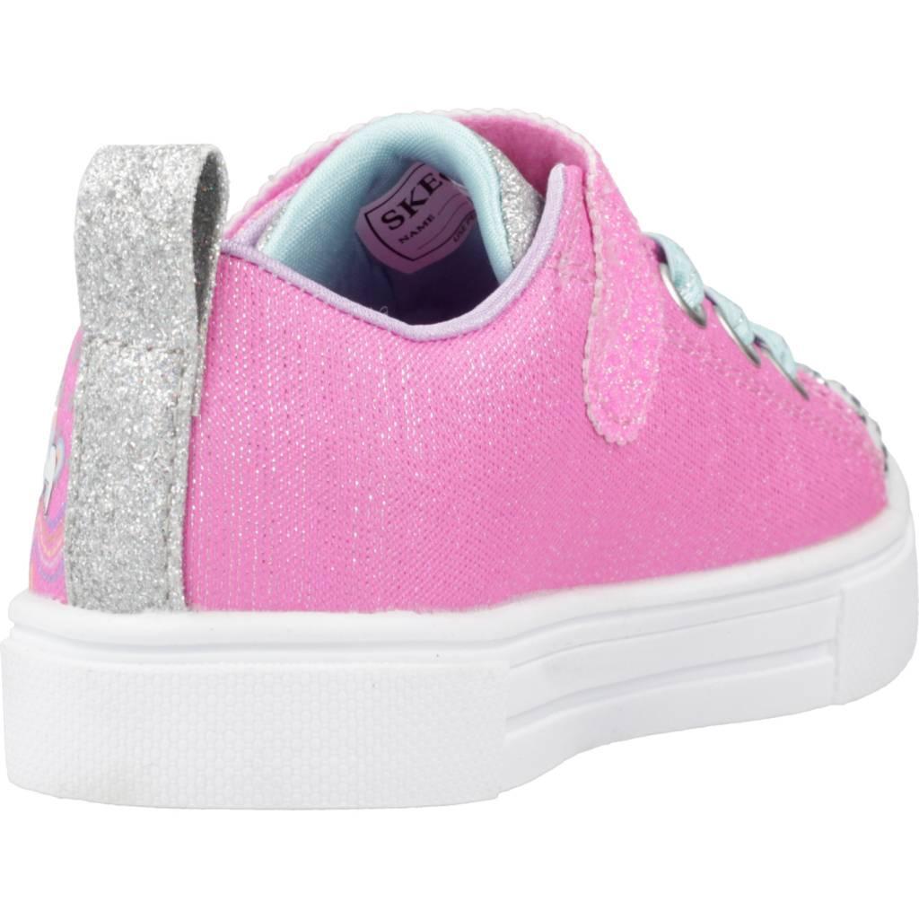 SKECHERS Enfants TWINKLE SPARKS UNICORN SUNSHINE Sneakers Rose vif 3/5