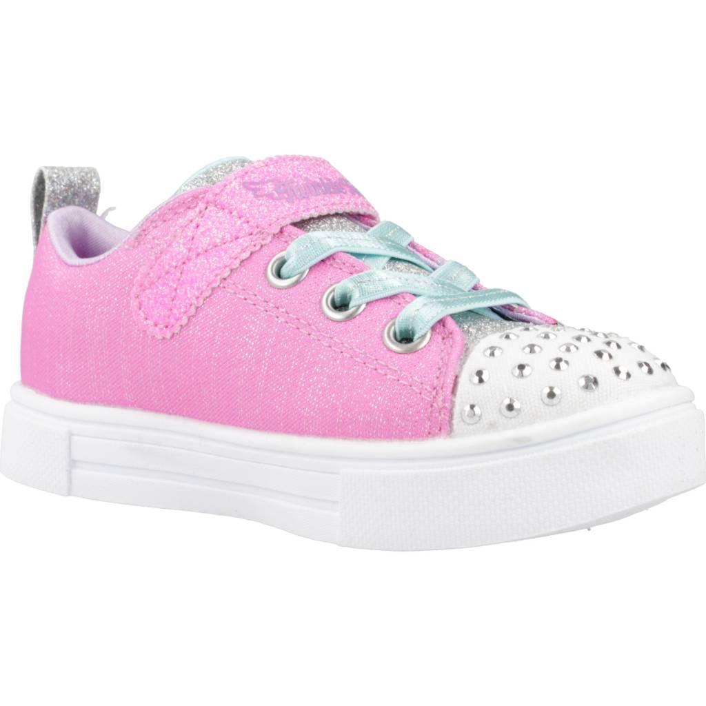 SKECHERS Enfants TWINKLE SPARKS UNICORN SUNSHINE Sneakers Rose vif 5/5