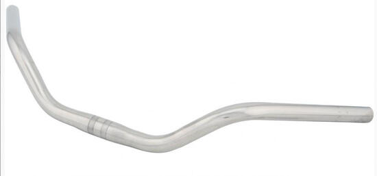 Ergotec Cruiser-Lenker Ø 25,4 mm 605 mm Höhe 70 mm 52° Edelstahl