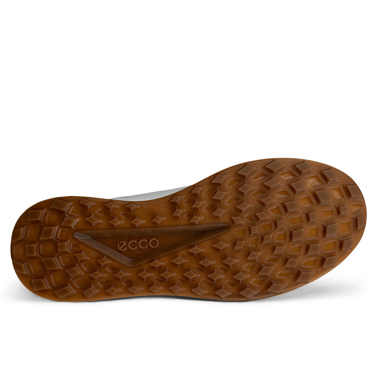 ECCO Men Street Vibe Sapatos de golfe para homem, Branco/Azul Federal 6/6