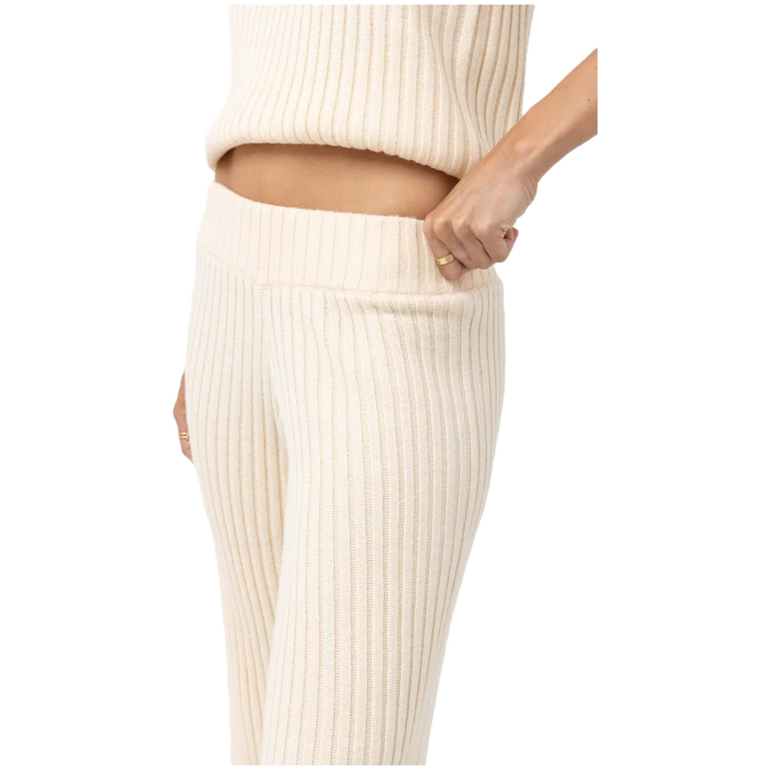 Pantaloni lunghi Rhythm Shell Beach per donne 4/5