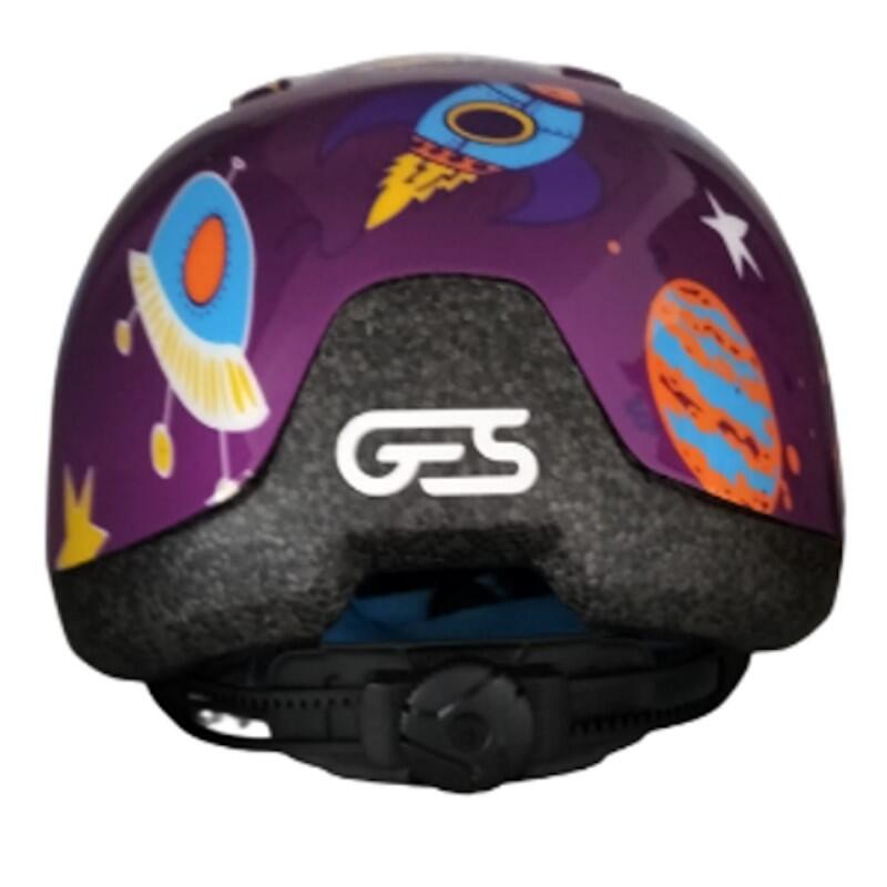 CASCO DA BICICLETTA PER BAMBINI GES KIDDO VIOLA 3/3