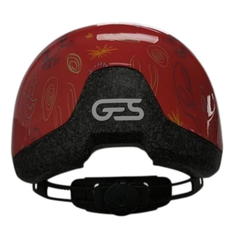 CASCO DA BICICLETTA PER BAMBINI GES KIDDO ROSSO 3/3