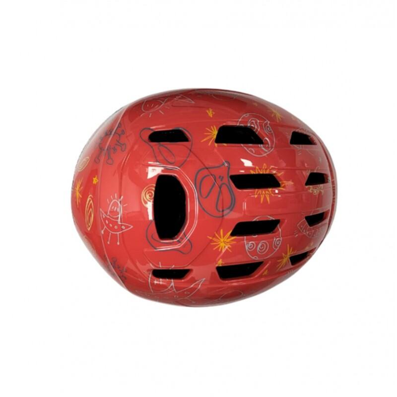 CASCO DA BICICLETTA PER BAMBINI GES KIDDO ROSSO 2/3